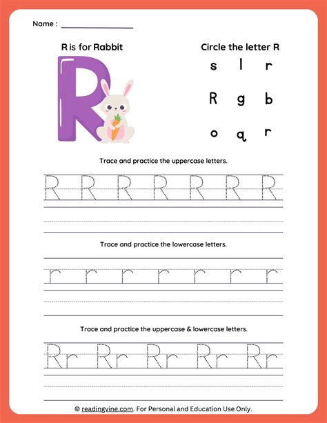 Letter R Worksheets Printable