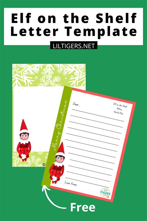 Letter Templates For Elf On The Shelf