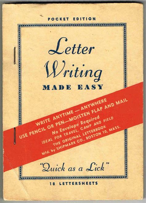 Letter Writing Made Simple Reprint Reader