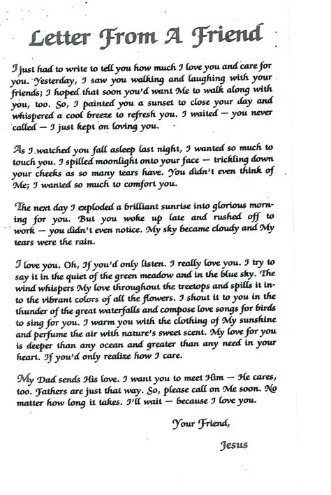 Letter from a Friend PDF