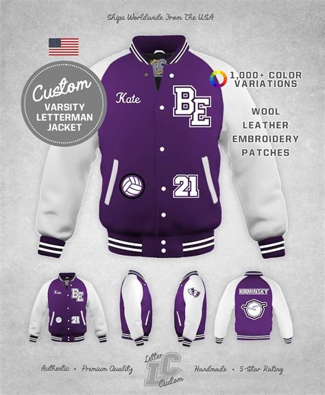 Letterman Jacket Volleyball: A Unique and Popular Fashion Statement