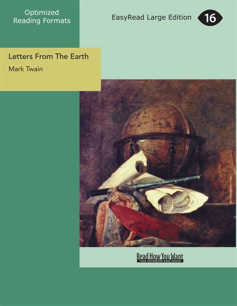 Letters From The Earth EasyRead Large Edition Reader