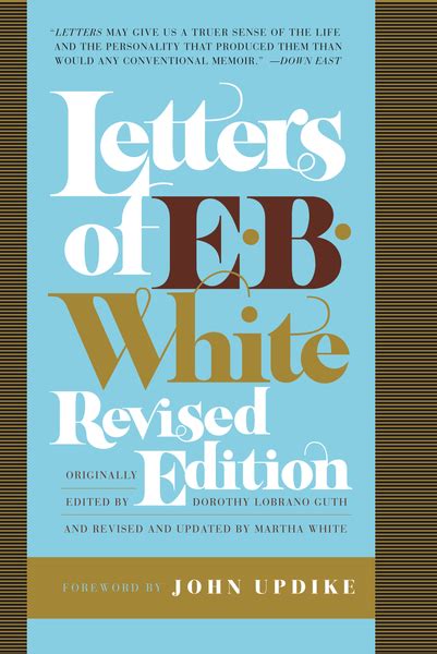 Letters of E B White Revised Edition PDF