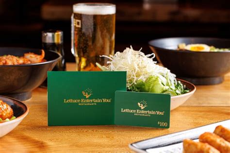 Lettuce Entertain You Gift Card: Your Key to Culinary Delights