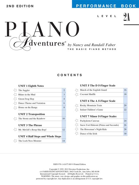 Level 2A Performance Book Piano Adventures Kindle Editon