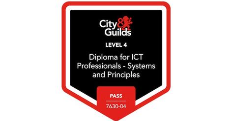 Level 4 Diploma for ICT Professionals - Systems and Principles (7630-04) Ebook Doc