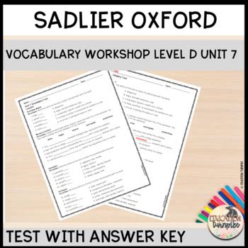 Level D Sadlier Oxford Answers Kindle Editon