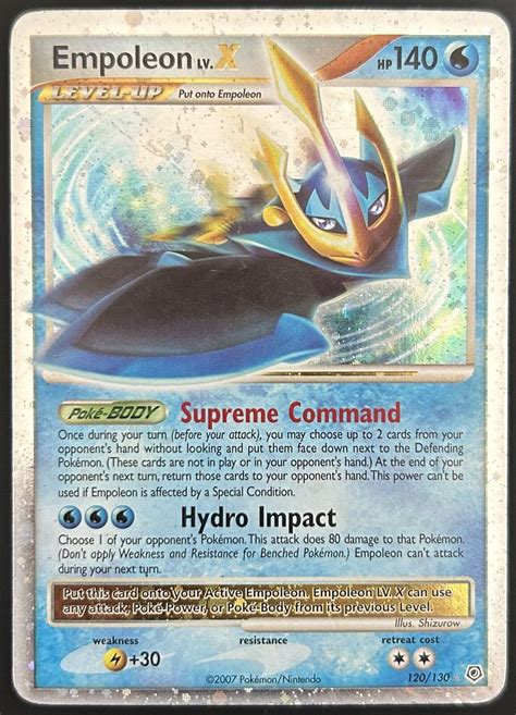 Level X Empoleon: An Unrivalled Water/Steel Titan