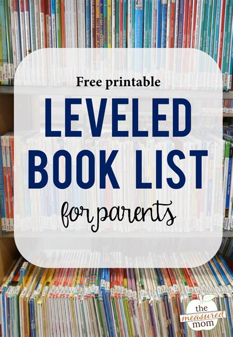Leveled Book List Schoolworld An Edline Solution Reader