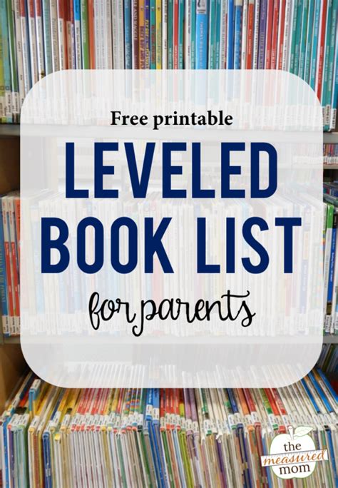 Leveled Book List Schoolworld An Edline Solution Reader