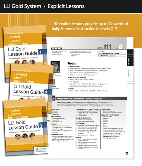 Leveled literacy intervention gold lesson plans Ebook Doc