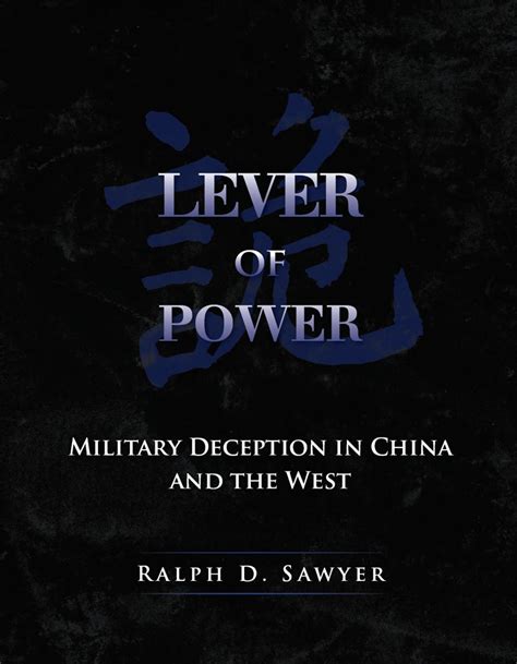 Lever of Power Military Deception in China and the West Epub