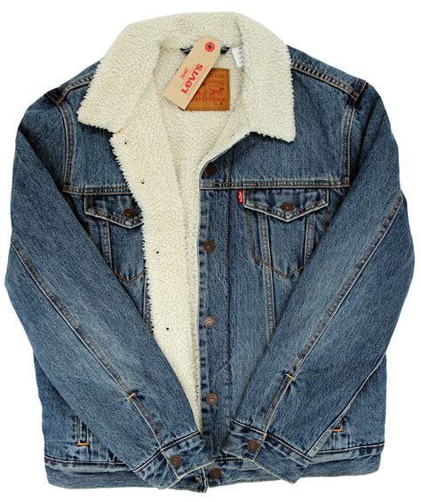 Levi's denim sherpa jacket