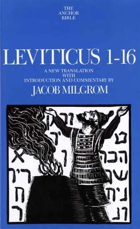 Leviticus 1-16 The Anchor Yale Bible Commentaries Doc