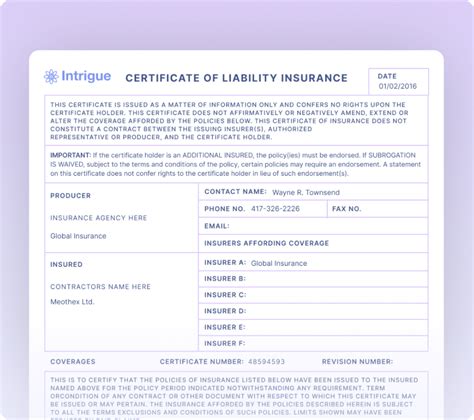 Liability Insurance Certificate: The 500 Things You Need to Know