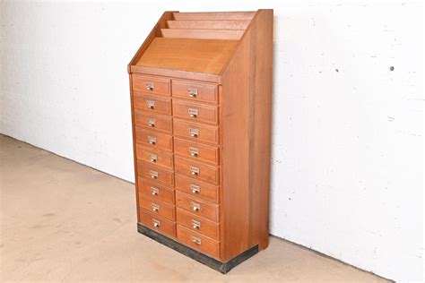 Library Card Catalog Cabinet For Sale Oklahoma