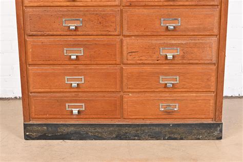 Library Card Catalog Dresser