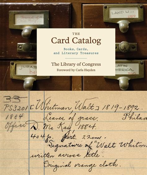 Library Of Congress Card Catalog