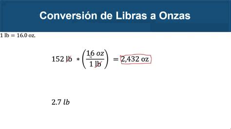 Libras a Onzas Convertidor