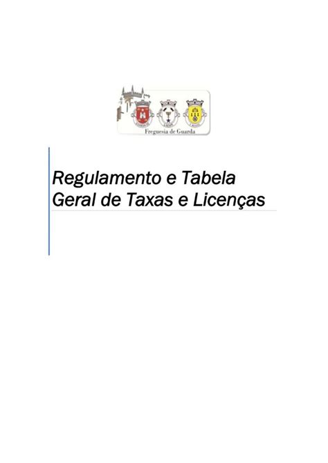 Licenças e regulamentos: