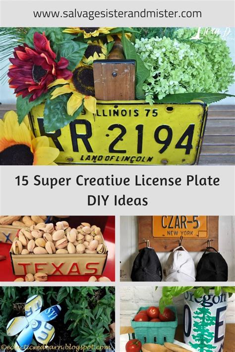 License Plate Crafts: A Canvas for Creativity