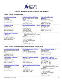 Licensed, State-Approved Programs: