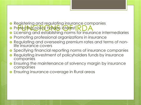 Licensing and regulating insurance companies