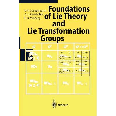 Lie Groups and Lie Algebras I Foundations of Lie Theory. Lie Transformation Groups 1st Edition Reader