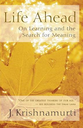Life Ahead On Learning and the Search for Meaning Epub