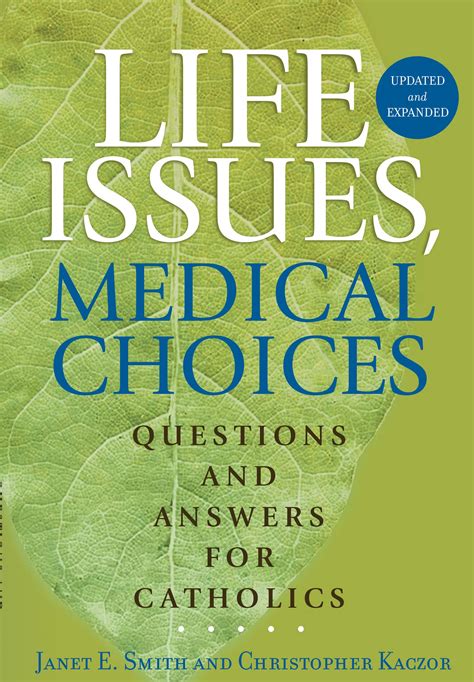 Life Issues Medical Choices Questions and Answers for Catholics Epub