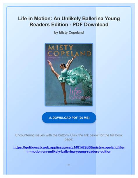 Life in Motion An Unlikely Ballerina Young Readers Edition