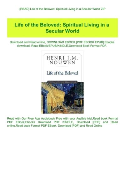 Life of the Beloved: Spiritual Living in a Secular World Ebook Epub