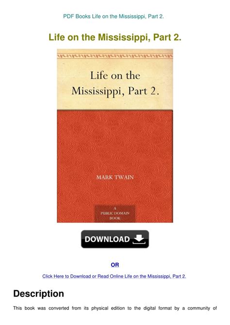 Life on the Mississippi Part 2 PDF