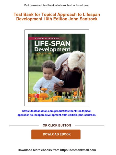 Lifespan Development John Santrock Chapter Pdf . Kindle Editon