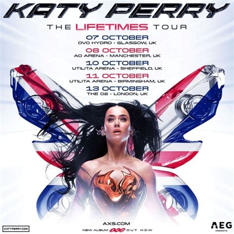 Lifetimes Tour: Katy Perry Is Coming to a City Near You! Sign Up Now!