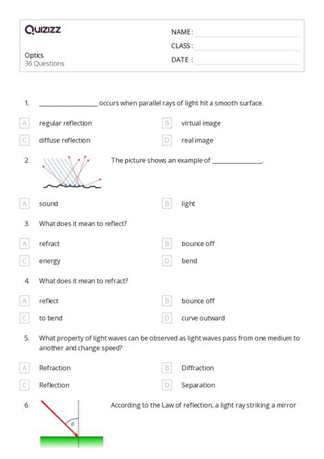 Light On Optics Review Answers Reader