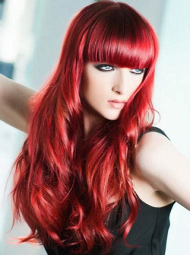 Light Red With Bangs Capless Human Wigs: The #1 Choice for Stylish Women in 2025