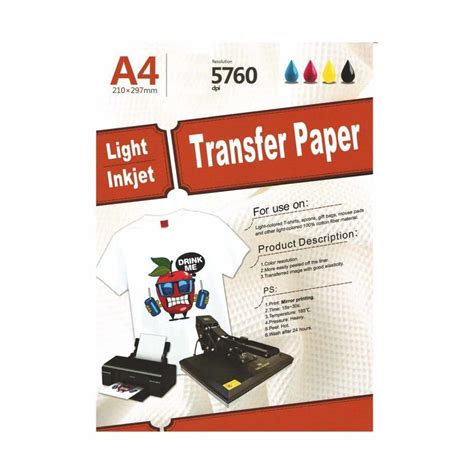 Light Transfer Paper: