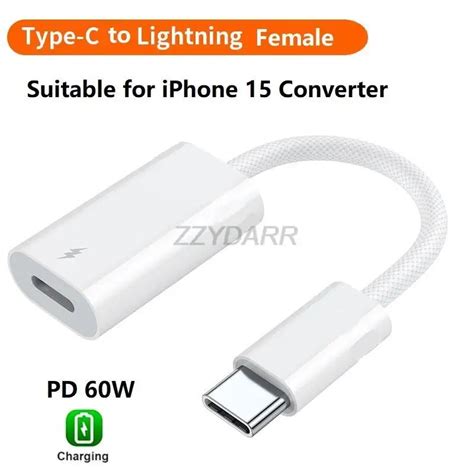 Lightning Female Adapter Iphone Touch Doc