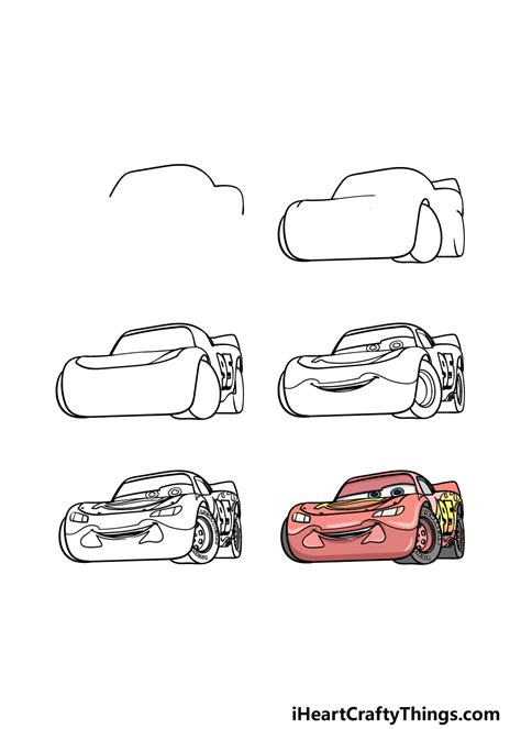 Lightning McQueen Drawing Easy Head: A Comprehensive Guide