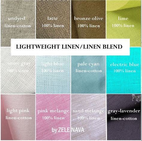 Lightweight Linen Fabric: