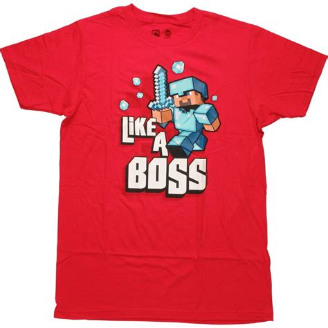 Like a Boss: Minecraft Shirts That Exude Confidence and Power