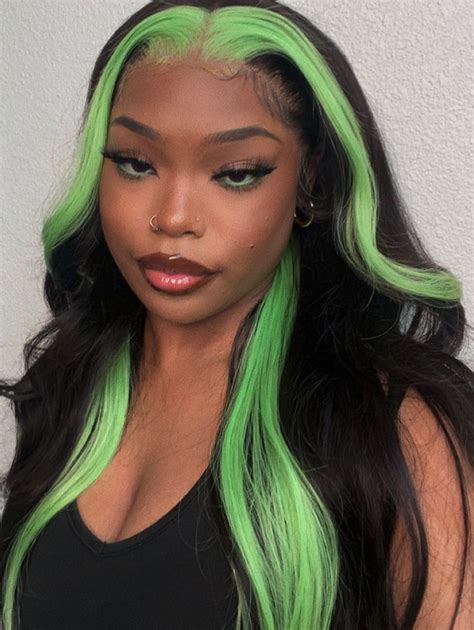 Lime Green Hair on Dark Skin: A Striking Transformation in 2025