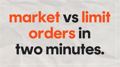 Limit Order vs Market Order: The Ultimate 10,000+ Word Guide for Beginners