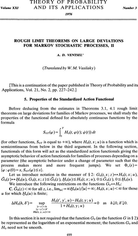 Limit Theorems on Large Deviations for Markov Stochastic Processes Epub