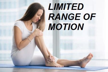 Limited Range of Motion: