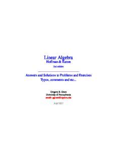 Linear Algebra Solutions Manual 2 Doc