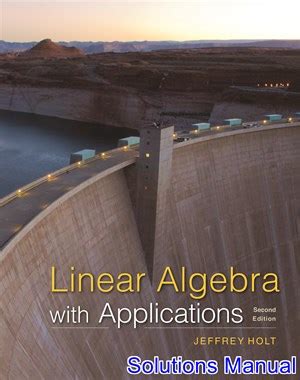 Linear Algebra With Applications Holt Solution Manual Kindle Editon