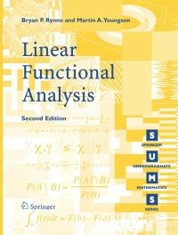 Linear Functional Analysis 2nd Edition Reader