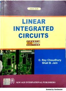 Linear Integrated Circuits By Roy Choudhary Solutions PDF